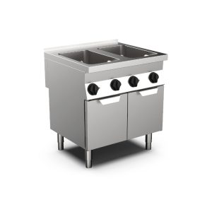 Mareno M0-700 line elektrische pastakoker 80cm - 2x GN 1/1, 2x 28 liter - staand model