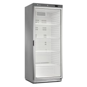 Marecos roestvrijstalen GN 2/1 koeling met glasdeur 600 serie, statisch gekoeld met ventilator