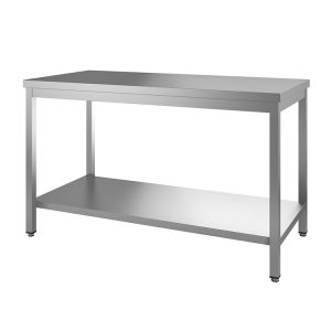 Gastro-Inox RVS werktafel met onderblad, 1700(l)x700(d)x880(h)mm