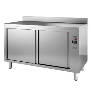 Gastro-Inox warmhoudkast met achteropstand 1700(l)x700(d)x880(h)mm