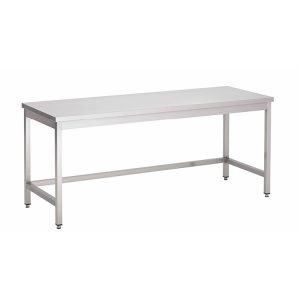 Gastro-Inox RVS werktafel zonder onderblad, 1400(l)x700(d)x880(h)mm