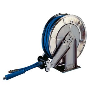 Gastro-Inox haspel met 20 meter slang