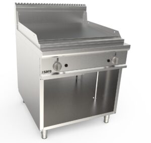 Gasgrillplaat met open onderstel - model LQ / FTG4