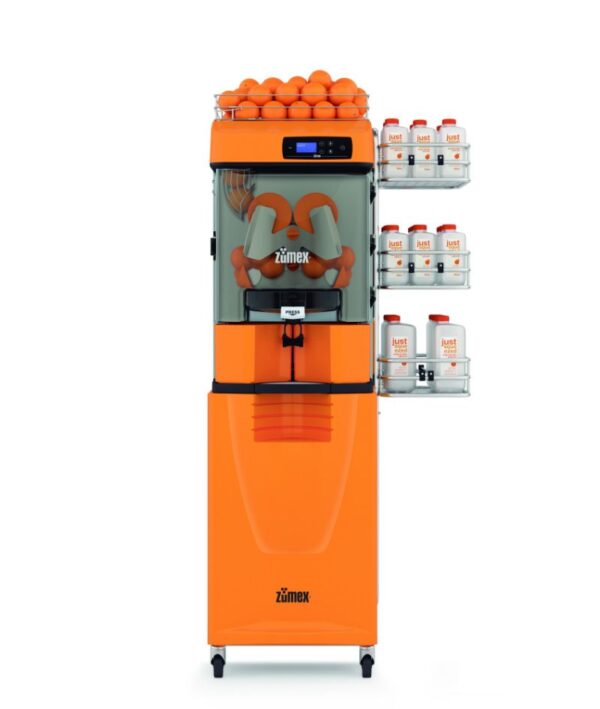 ZumexVersatileProPodiummetFlessenrekkleurOranje ZumexVersatileProPodiummetFlessenrekkleurOranje