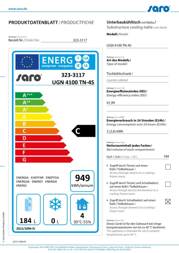 saro-unterbaukuhltisch-mit-schubladen-modell-ugn-4100-tn-4s-1-1 saro-unterbaukuhltisch-mit-schubladen-modell-ugn-4100-tn-4s-1-1