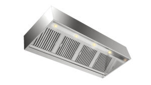 RVS Afzuigkap Doosmodel met led verlichting 2500x1000x400mm