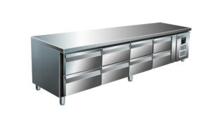 Onderbouw koelwerkbank, 4x2 laden UGN 4180 TN