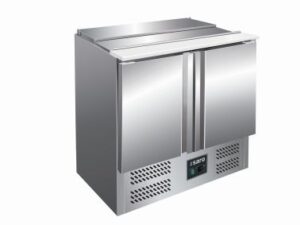 Saladette - 2 deuren - telescopische klep rvs - 2 roosters - model S 900 PRO