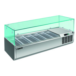 Opzet koelvitrine - 1/4 GN model VRX 1400/330