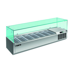 Opzet koelvitrine - 1/4 GN model VRX 1600/330