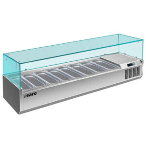 Opzet koelvitrine - 1/4 GN model VRX 1800/330