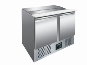Saladette - 2 deuren - telescoo deksel - 2 roosters - model S 902 PRO