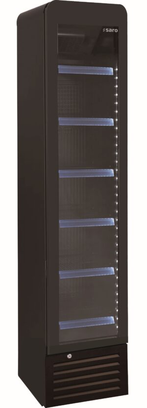 Flessenkoelkast - smal model - LED - 6 roosters - 40 cm breed - DK 134 PRO ROUND
