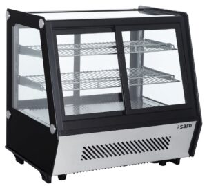 countertop koelvitrine - schuifdeur voor/achter- SELF 205K