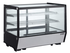 Toonbankkoeling - 2 schuifdeuren - 2 roosters - LED - model ALICE 160