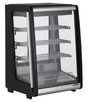 SARO Koelvitrine - 4 roosters - schuifdeur achter - LED - 62,5 cm breed - Model ALBA