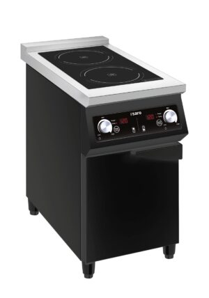 SARO inductiefornuis professioneel - onderkast - 2 platen - 400V - Model JOHANN