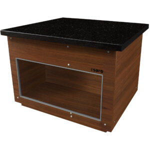 Neutral Element B 1000 mm, kleur WALNOOT
