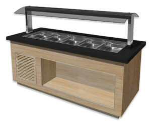 Saladebar model PREMIUM LINE- SB-K 200 OAK