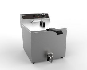 Elektrische friteuse - 10 liter - enkel - tafel model - 400V - model EF10