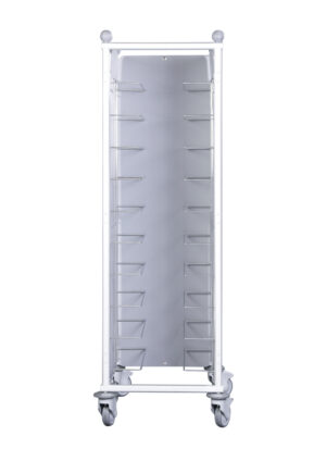 Multiservice trolley - 10 sleuven - wielen - GN/EN - 400 x 600 - model MSW 200