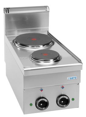 Elektrisch fornuis 2 Velden,Tafelmodel 600Line,E26