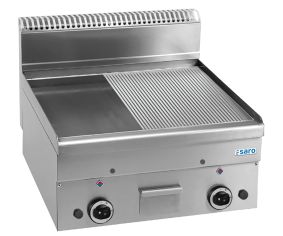 Gas Grill Plate 1/2 Smooth 1/2 Ribbed,GFT66LR