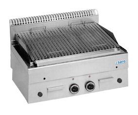 SARO Lavasteengrill- gas - Tafelmodel - 800x600 - Model GPL86