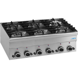 Gasfornuis 6 Branders Tafel 600 Line G6S6